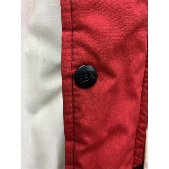 Vintage 90s NBA Chicago Bulls Pro Player Puffer Jacket NBA Full Zip Size M rare - Picture 9 of 16